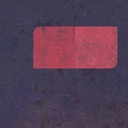 Two pink squares side by side, touching; one is slightly darker than the other.