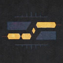 An abstract representation of the first part of the melody of “Come, Come, Ye Saints.”