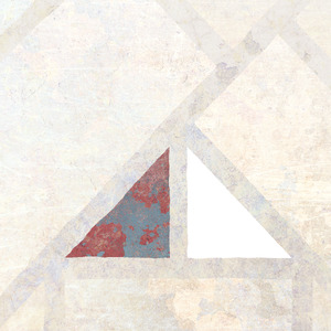 A red triangle next to a white triangle.