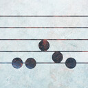 An abstract representation of the first part of the melody of “I Stand All Amazed.”