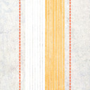 White vertical lines next to golden vertical lines, flanked by a dashed red line on each side.