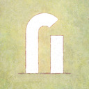 A tall, thin white line curved to the right at the top, with a smaller thin white line to its side.