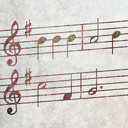 A music notation representation of the first part of the melody of “Jesus, the Very Thought of Thee.”
