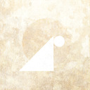 A circle-and-triangle figure in a kneeling pose at center.