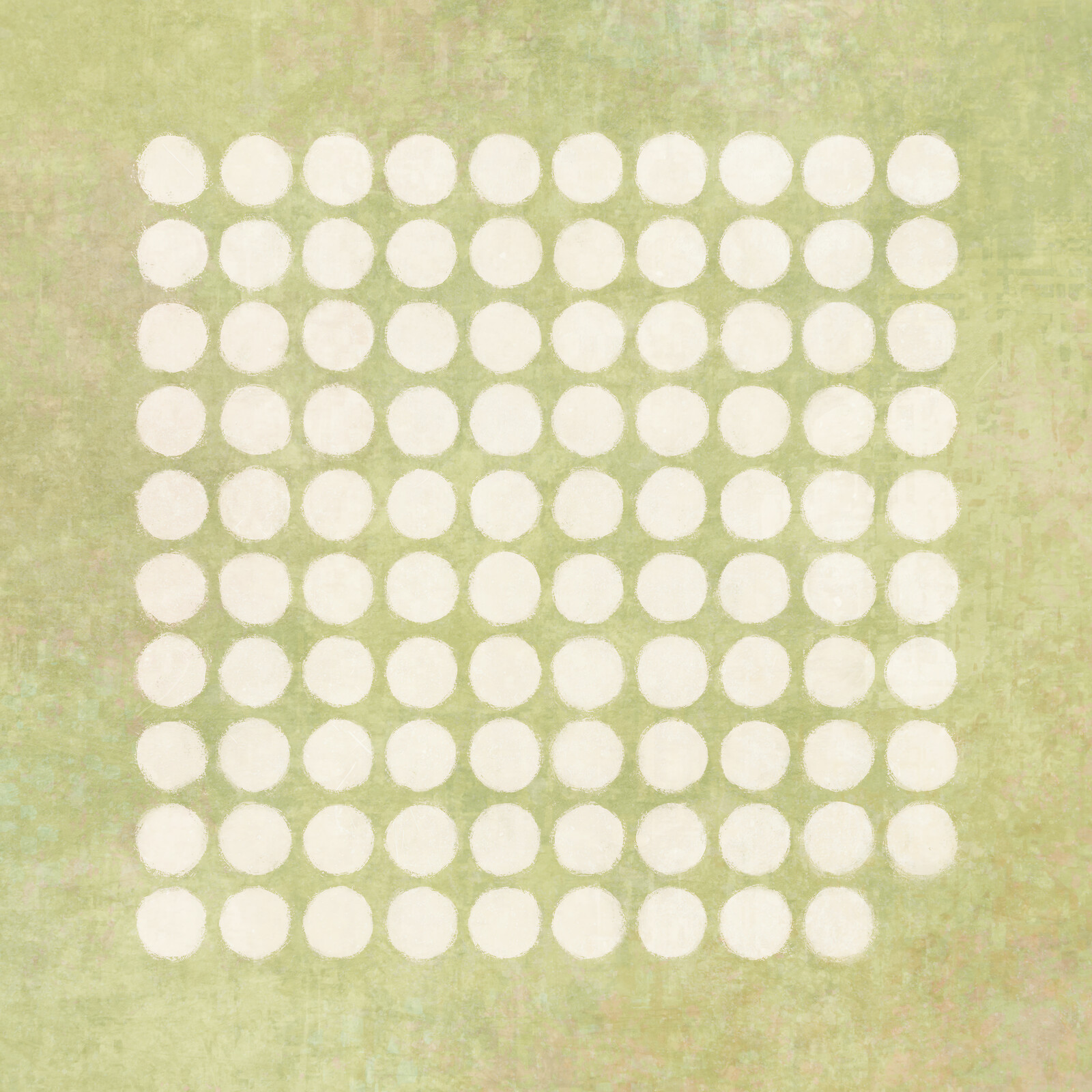 Ninety-nine white circles in a grid.